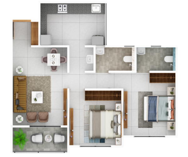 A-WING-2BHK-TYPE-2-Top-1024x683