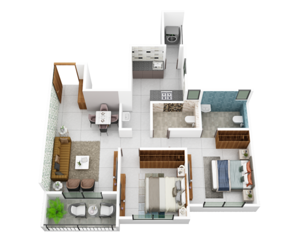 B WING - 2BHK - TYPE 1