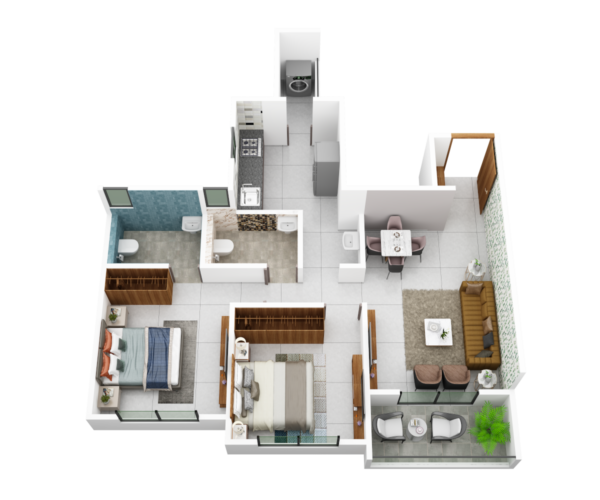 B WING - 2BHK - TYPE 2